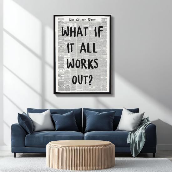 Çerçeveli Poster Tablo